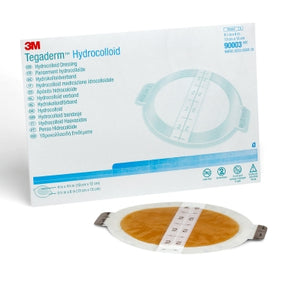 Tegaderm 90003 Hydrocolloid Dressing 5-1/8 X 6 Inch Oval Sterile. Case of 60