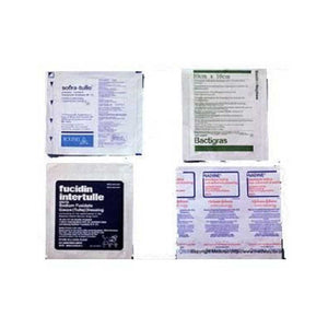 Xeroform DKC77034 Impregnated Petrolatum Dressing 1" x 8", Sterile, Latex-Free. 1 each