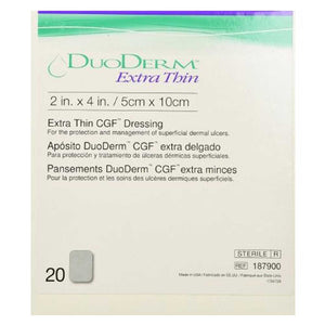 DuoDERM 187900 Hydrocolloid Dressing, Box of 20