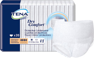 TENA Dry Comfort 72422 Protective Underwear Pack of 20