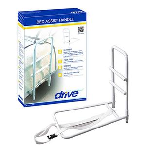 Drive Medical White Bed Grab Bar