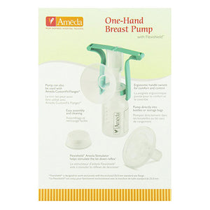 Ameda 17066P One-Handed Breast Pump, 1 Each