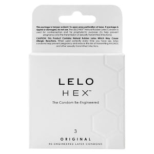 LELO Hex Original Condom, Box of 3