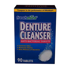 Freshmint DENT90 Denture Cleanser Tablets Box of 90