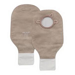 New Image 2-Piece Drainable Ostomy Pouch - 2-Sided Comfort Panel, Clamp Closure, Filter, 12" L, 1-3/4", Beige, Box of 10