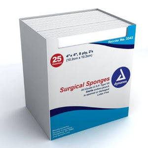 Dynarex 3342 Gauze Sponge Box of 25