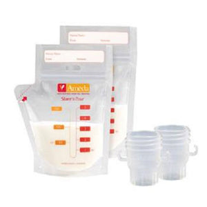 Store 'N Pour 041100007148 Breast Milk Storage Bags Starter Kit, Box of 20