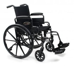 Traveler L4 Folding Wheelchair with Swingaway Footrest, 18" x 16" Seat