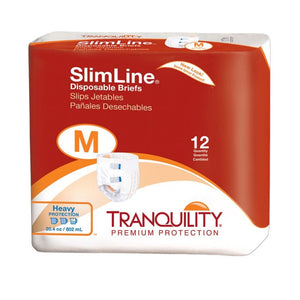 Tranquility Slimline Brief Medium, Pack of 12