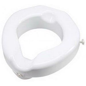 Carex Raised Toilet Seat with Safe Lock