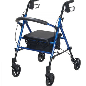 Drive Medical Universal Seat Height Adjustment Rollator, 6.25 x 20.5 x 21.75in 1 Count