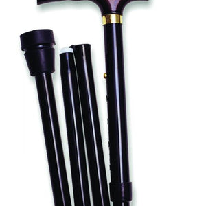 Alex Orthopedic MP-10501 Adjustable Travel Folding Cane, 1 Each